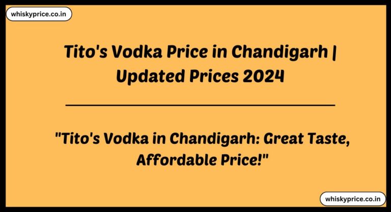[April 2024] Tito’s Vodka Price In Chandigarh