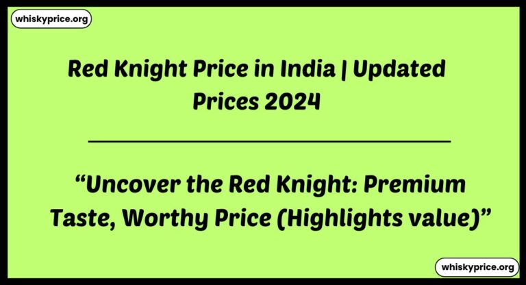 Red Knight Price in India